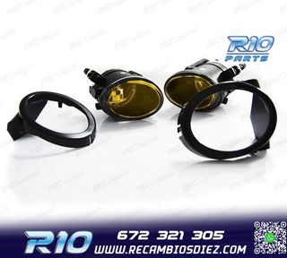 PARAGOLPES DELANTERO BMW E46 99-05 LOOK M + NIEBLAS AMARILLO