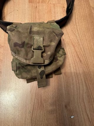 Cinturón Táctico con Hebilla Cobra y Bolsa