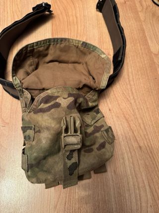 Cinturón Táctico con Hebilla Cobra y Bolsa
