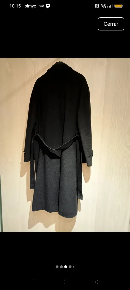 Abrigo Bizanti Lana/Cachemira/Nylon Hombre