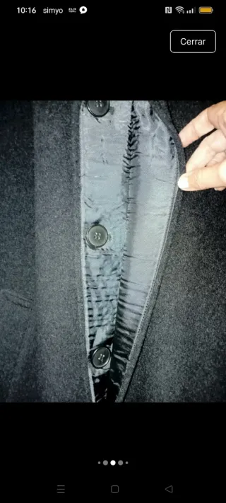 Abrigo Bizanti Lana/Cachemira/Nylon Hombre