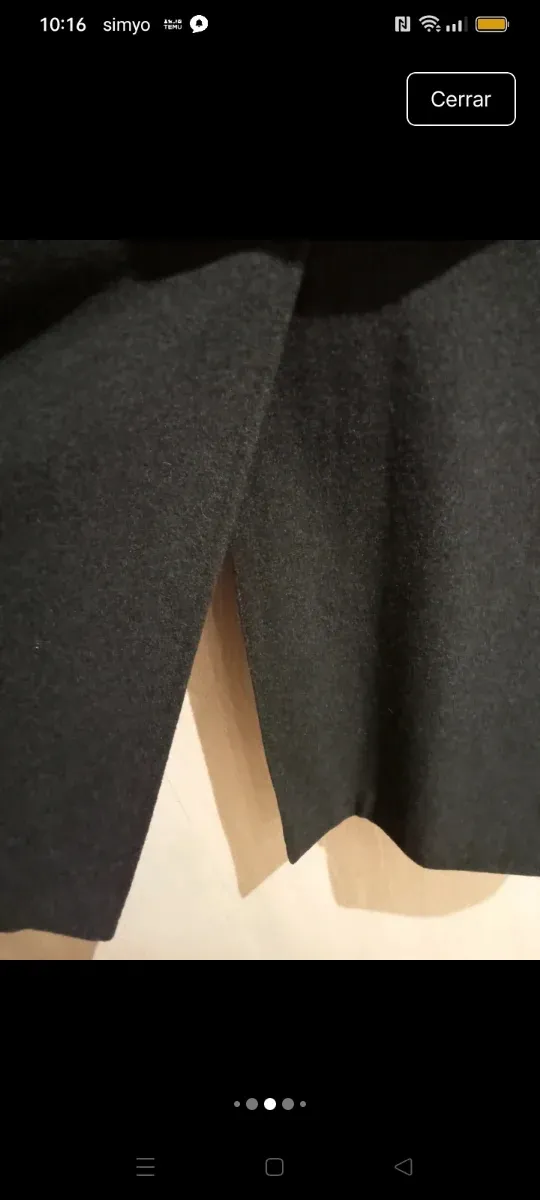 Abrigo Bizanti Lana/Cachemira/Nylon Hombre