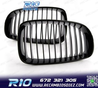 PARRILLAS BMW E81 E87 E82 E88 07-11 LOOK 1M NEGRO BRILLO