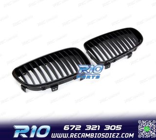 PARRILLAS BMW E81 E87 E82 E88 07-11 LOOK 1M NEGRO BRILLO