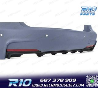 PARAGOLPES TRASERO BMW F30 LOOK M PERFORMANCE PDC DOBLE SALI