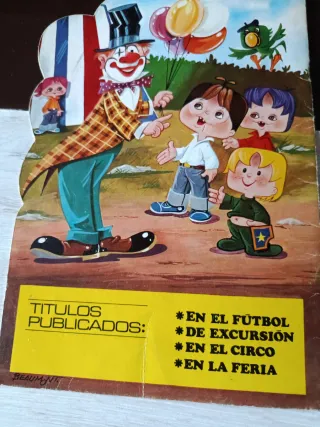 Tebeo antiguo Los Televicentes en el Circo.1976