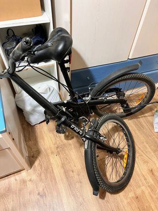 Bicicleta Plegable Negra