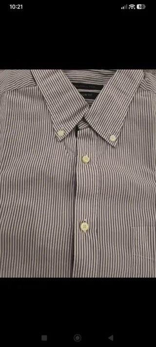 Camisa de rayas manga larga