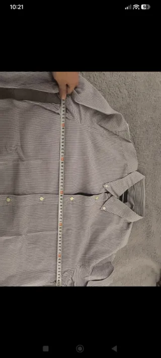 Camisa de rayas manga larga