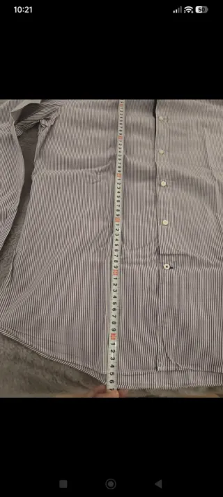 Camisa de rayas manga larga