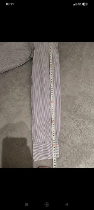 Camisa de rayas manga larga