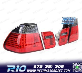 PILOTOS LED BMW E46 98-01 ROJO AHUMADO LOOK M3