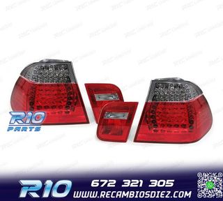 PILOTOS LED BMW E46 98-01 ROJO AHUMADO LOOK M3