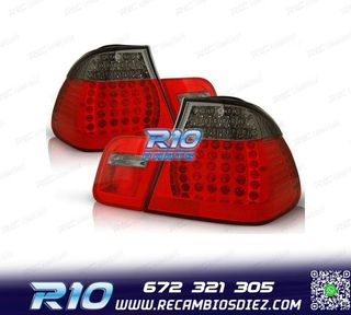 PILOTOS LED BMW E46 98-01 ROJO AHUMADO LOOK M3