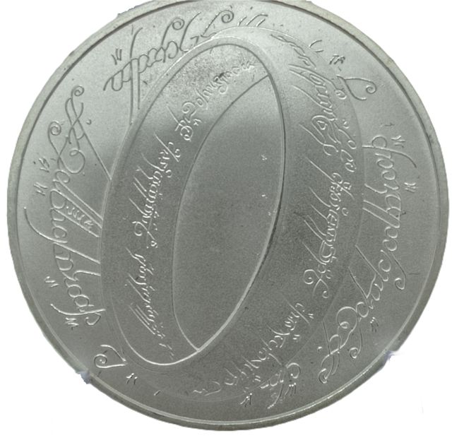 MEDALLA EL SEÑOR DE LOS ANILLOS ISABEL II