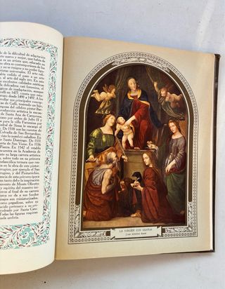 Libro 1927 con 60 laminas Joyas Pintura Religiosa