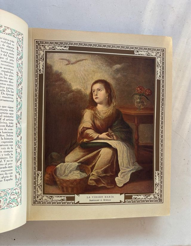 Libro 1927 con 60 laminas Joyas Pintura Religiosa