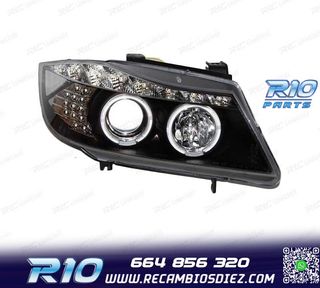 FAROS BMW E90 05-08 LUZ DIURNA LED NEGRO