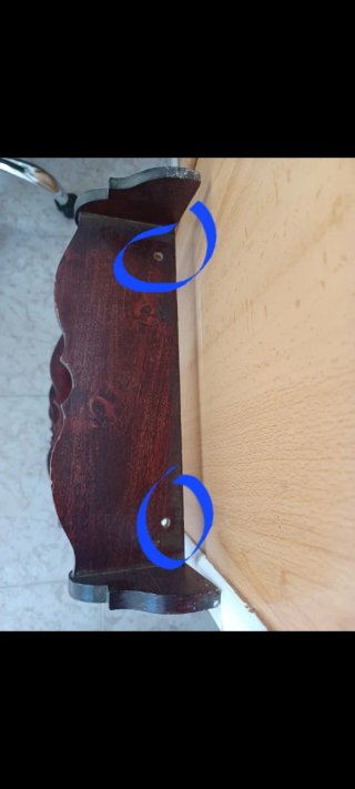 Especiero antiguo de madera
