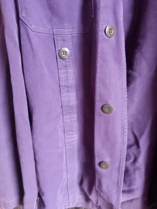 Chaqueta militar morada