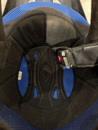 Casco de Cross Rush Talla M Azul