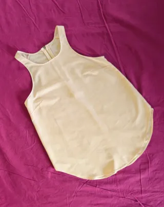 Blusa donna elegante rosa cipria zip S