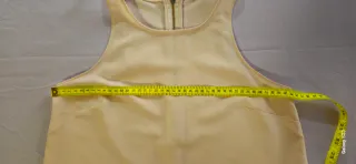 Blusa donna elegante rosa cipria zip S