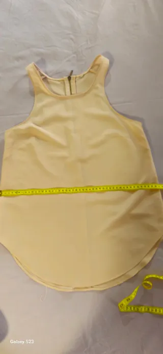 Blusa donna elegante rosa cipria zip S