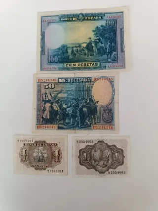 Billetes Antiguos España - Lote Variado