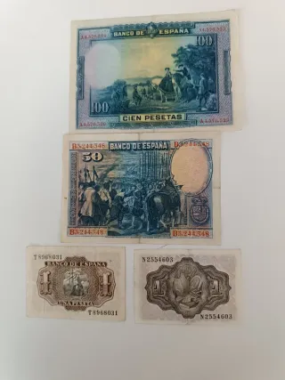 Billetes Antiguos España - Lote Variado
