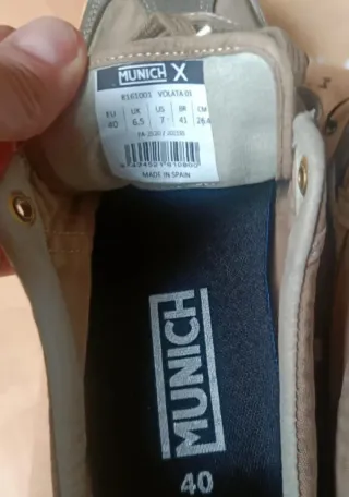 Zapatillas Munich Volata 01. Nuevas a estrenar