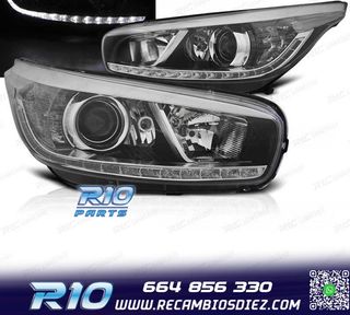 FAROS KIA CEED II 12-18 LUZ DIURNA LED NEGROS