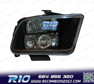 FAROS FORD MUSTANG 05- OJOS ANGEL LED NEGRO