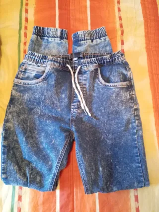 Pantalón Jogger Azul Denim