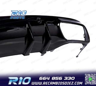 DIFUSOR MERCEDES CLASE C W205 SEDAN 14-20 AMG PDC + COLAS ES