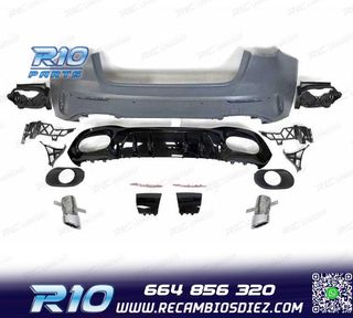 PARAGOLPES TRASERO MERCEDES CLASE A W177 LOOK A35 + COLAS E