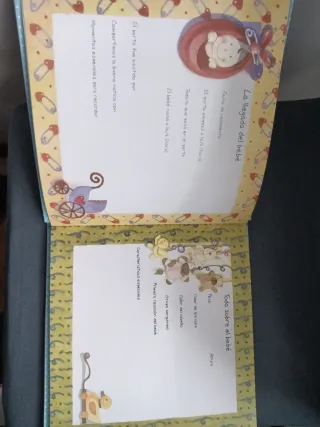 NUEVO Álbum de bebé con estrellas y casa