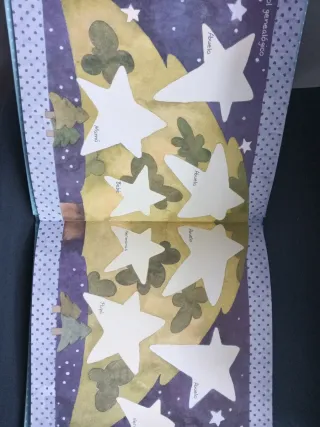 NUEVO Álbum de bebé con estrellas y casa