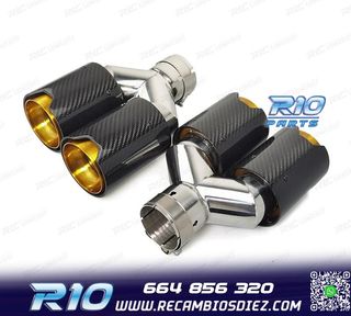 COLAS ESCAPE BMW LOOK M PERFORMANCE DORADO CARBONO