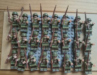 americanos lego custom segunda guerra mundial