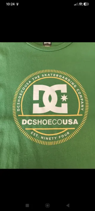 Camiseta DC Shoes verde