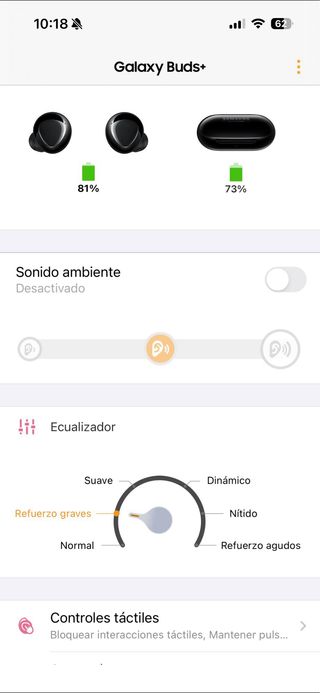 Samsung Galaxy Buds+ Negros