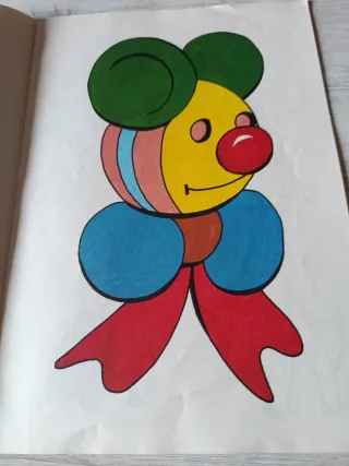 Tebeo antiguo para colorear años 80