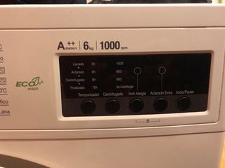 Lavadora Daewoo 6kg A++ 1000rpm