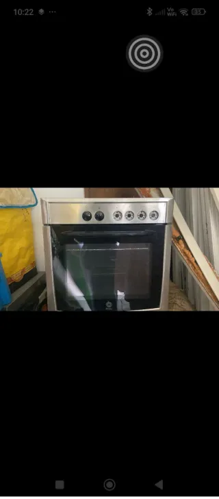 Vitrocerámica Placa y horno eléctrico bien cuidado