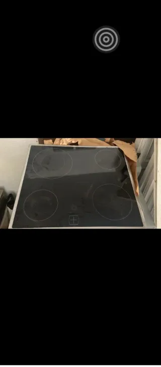 Vitrocerámica Placa y horno eléctrico bien cuidado