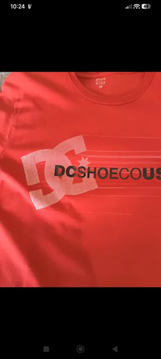 Camiseta DC Shoes Roja Manga Corta