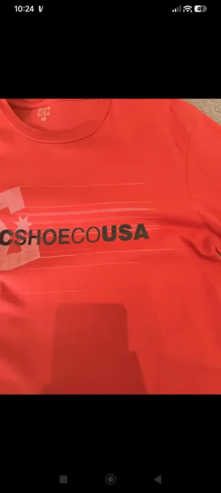 Camiseta DC Shoes Roja Manga Corta