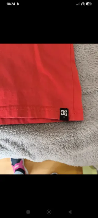 Camiseta DC Shoes Roja Manga Corta