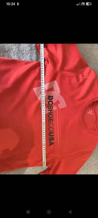 Camiseta DC Shoes Roja Manga Corta